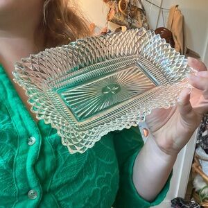 Tray Depression Glass